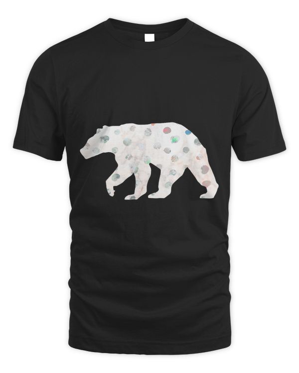 Polar Bear in Polka Dots Design Themed for Women Teen Girls