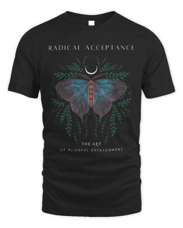 Positive Retro Butterfly Moon Tee Graphic Growth Mindset