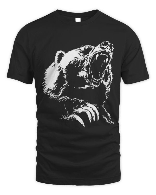 Funny Bear Faces Men Shirt Cute Bears