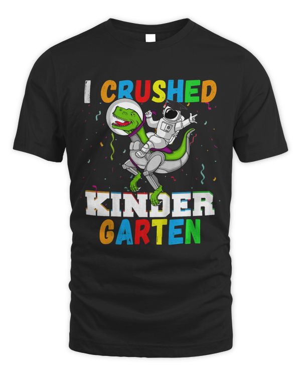 Kids I Crushed Kindergarten Gift Graduation Boys T rex