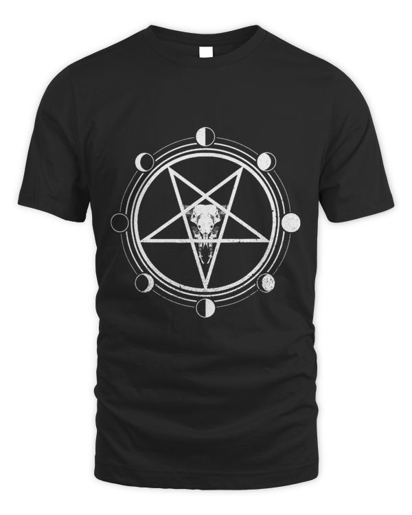Baphomet Seal Sigil Moon Satan 666 Occult Satanic Pentagram