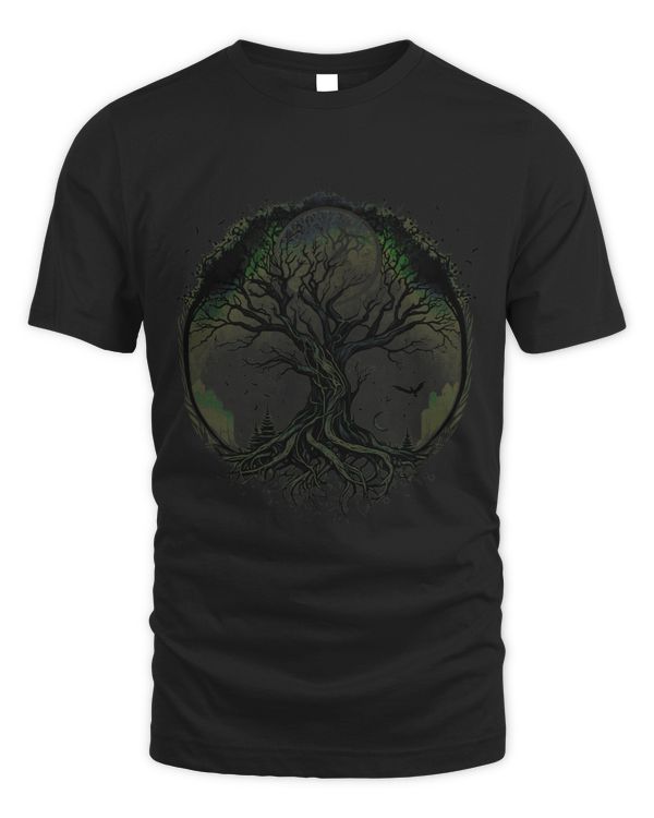 Tree of Life Under the Moon Connection Life Magic Mystery