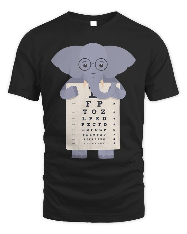 Elephant Animal Childrens Glasses with Optician Vision Test Board