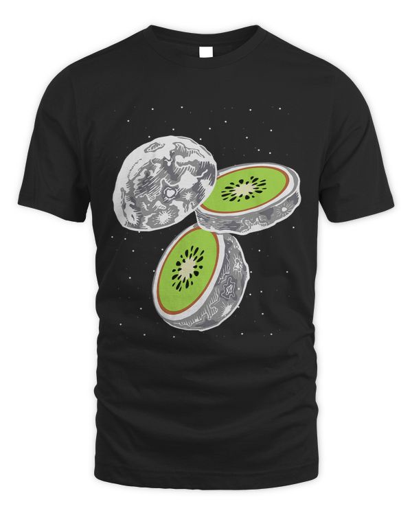 Funny Kiwi Moon Space Stars Fruit Moon