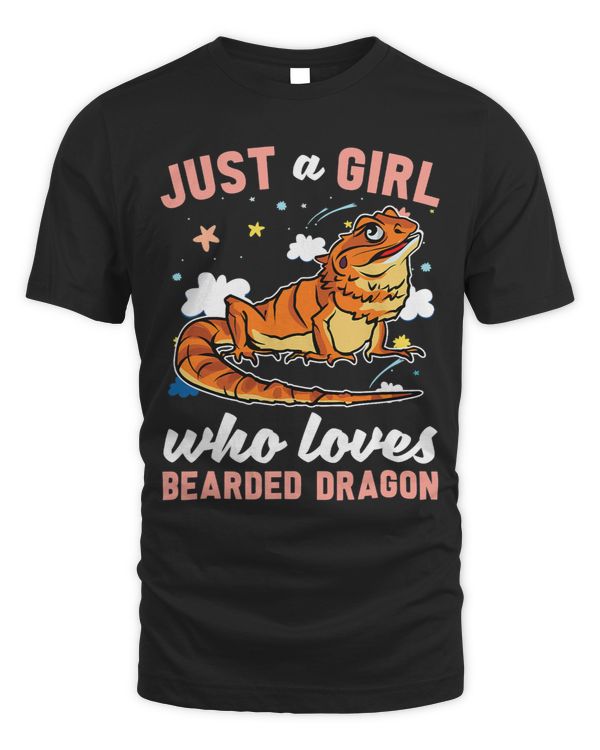 A Girl Who Loves Bearded Dragon For Bearded Dragon Lover