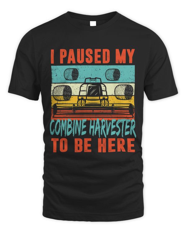 I paused my Combine Harvester to be here retro vintage style
