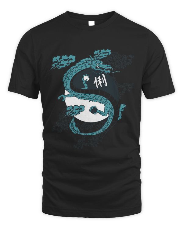 ancient mythical dragon Chinese lizard duality