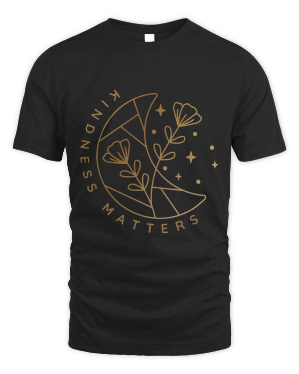 Kindness Matters tranquil Celtic Moon for Zen Meditation Tee