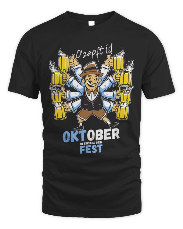 October Octopus Waiters Operation Beer Festival Oktoberfest