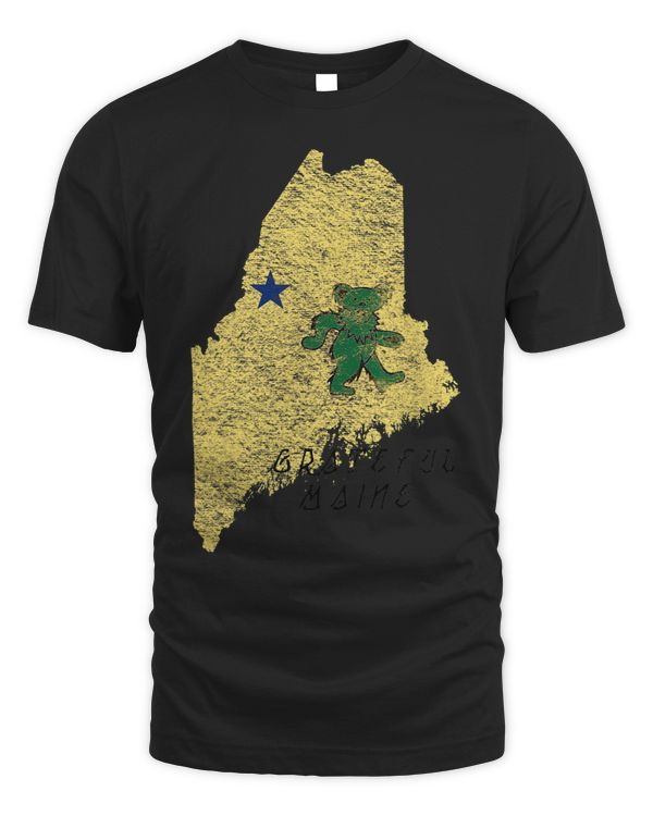 Grateful Maine Distressed Original Maine Flag