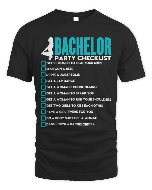 Getting Married Groom Funny Bachelor Party Checklist
