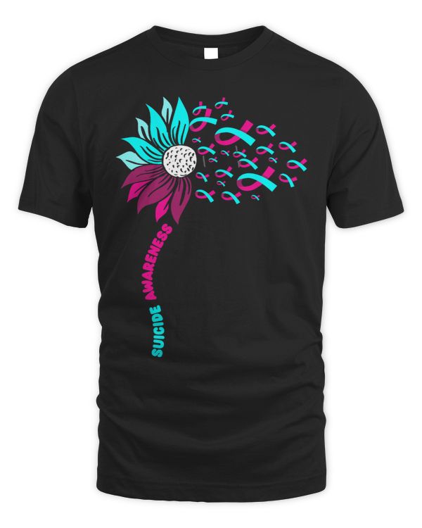 Support Suicide Awareness Flower Suicide Prevention