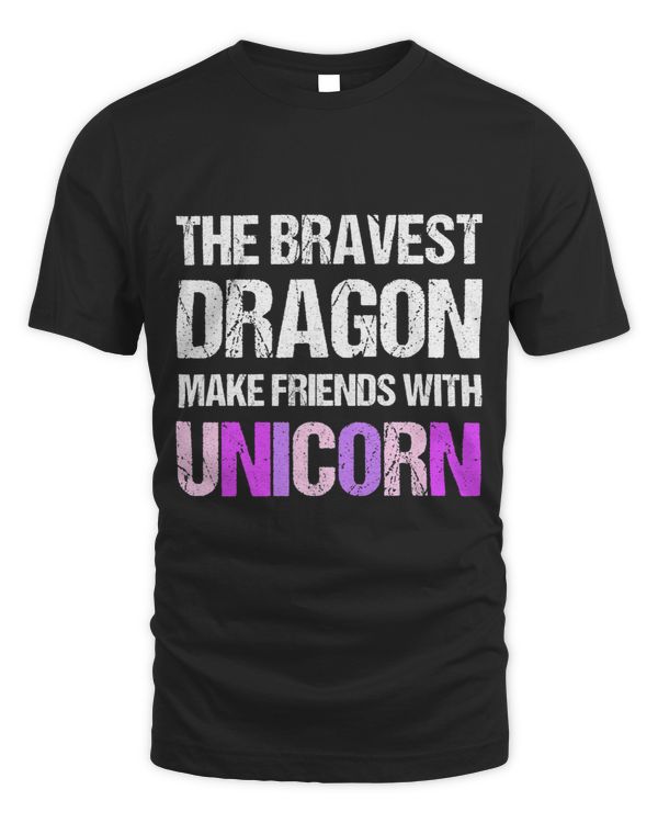 Dragons The Bravest Dragon Make Friends With Unicorn Dragon