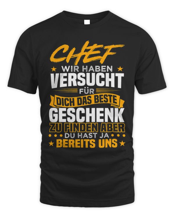 Mens Bester Chef Farewell Birthday Employee Saying Funny