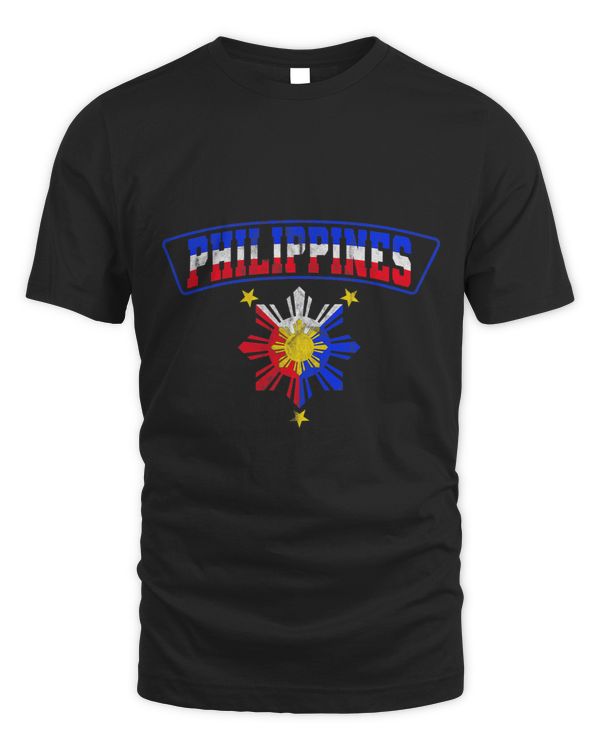 Pinoy Filipino Philippines Flag Sun Vintage Distressed