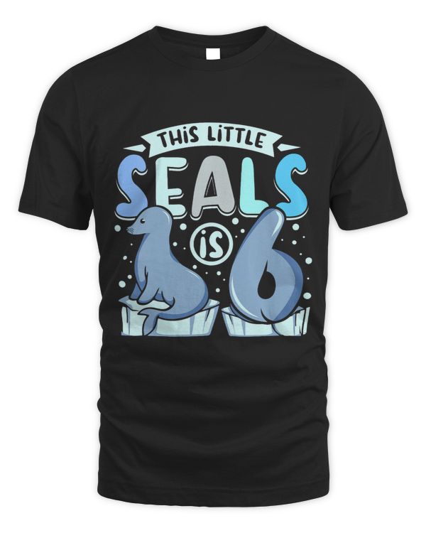 Kids 6 years old this little seal is 6th birthday