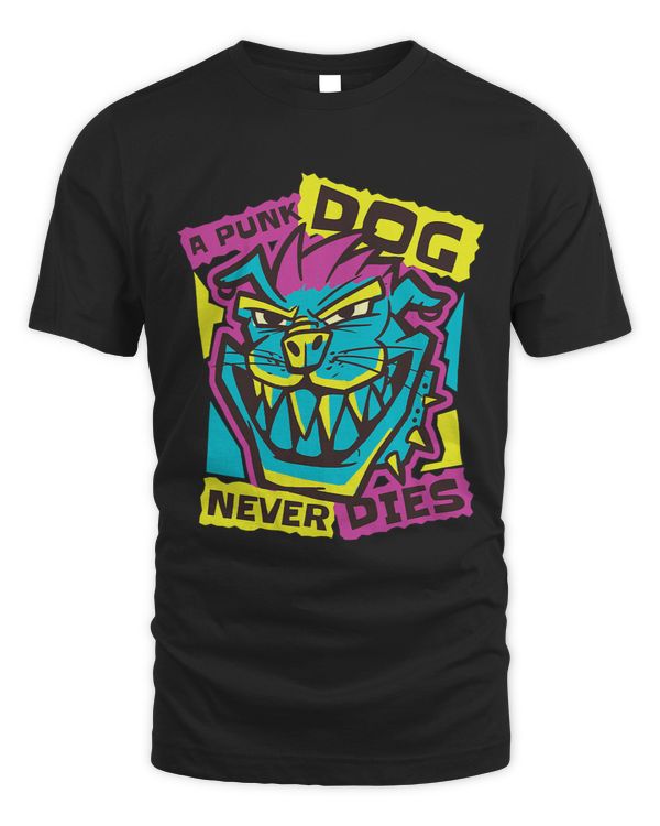 Vibrant A Punk Dog Never Dies