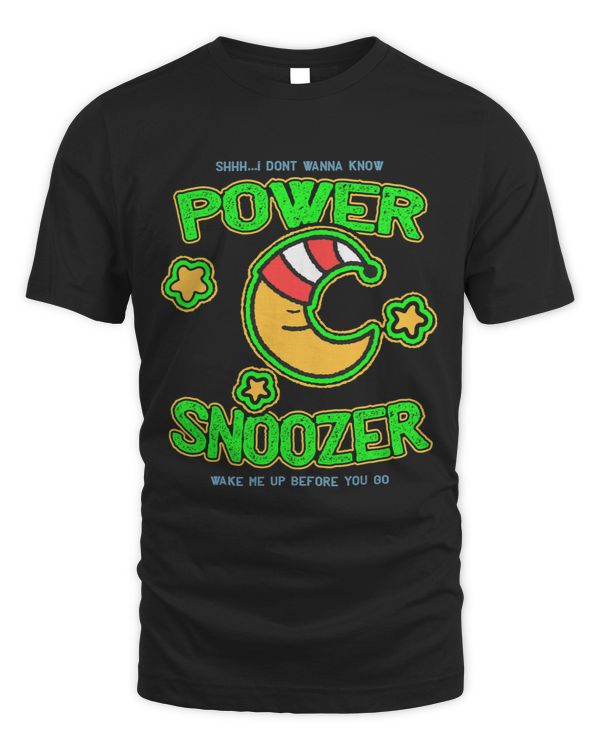 Power Snoozer Nap Loving Moon in Sleep Night Cap and Stars