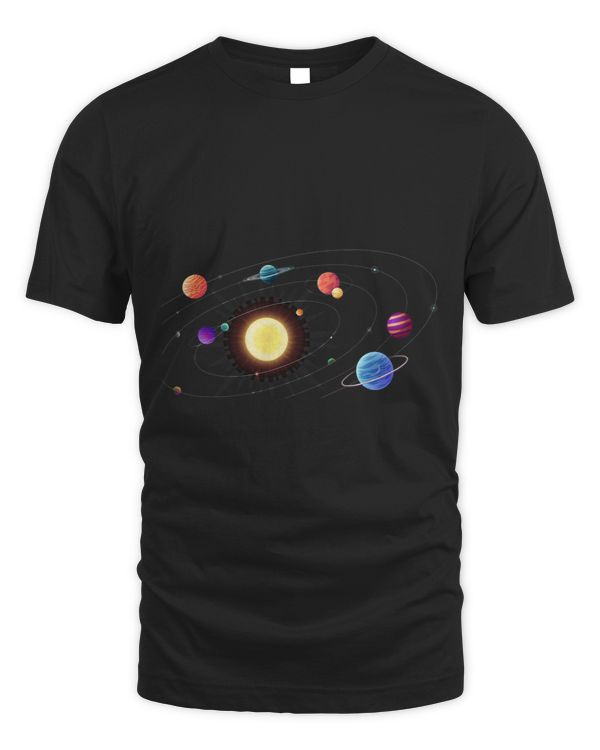 Sun Mercury Venus Earth Mars Jupiter Saturn Neptune Design