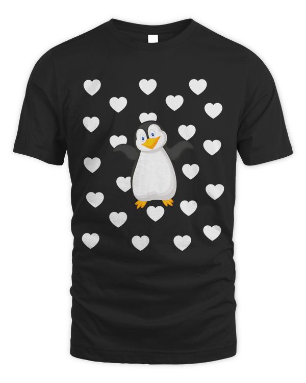 Penguin Theme Baby Gender Neutral Nursery Room Heart Decor