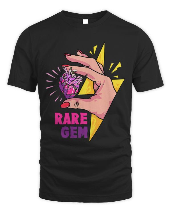 Rare Gem Crystal Anatomical Heart Pop Art Comic Lovecore