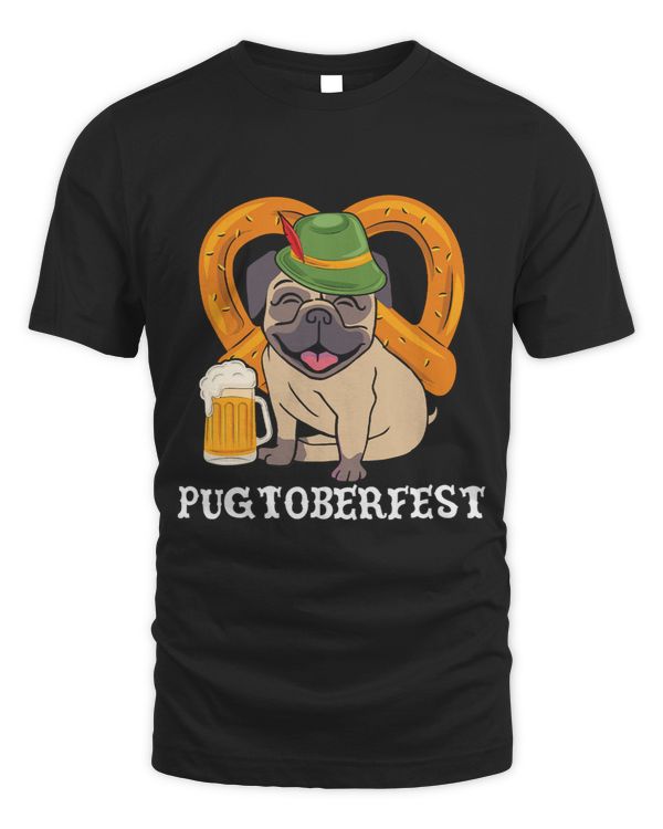 Pugtoberfest Beer Festival Beer Drinker Oktoberfest Pug