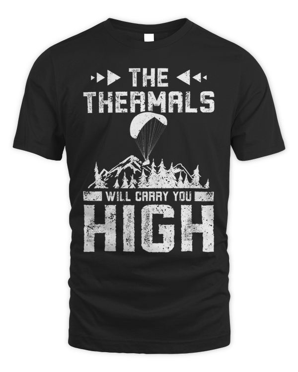 The thermals will carry you high Paragliding