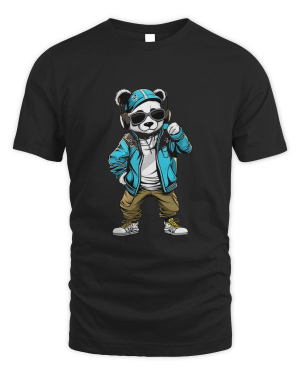 Pandas Zoo Animal Dressed in Cloths As Human