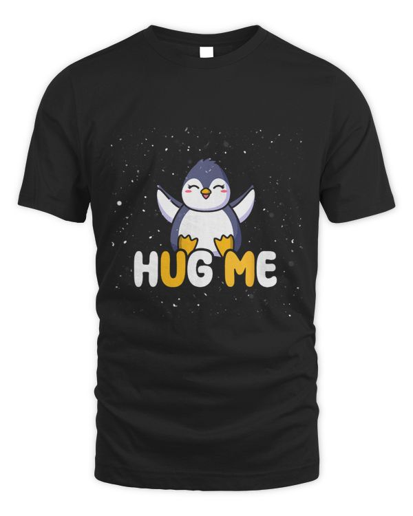 Penguins Lover Hug Me Aquatic Flightless Bird Winter Penguin