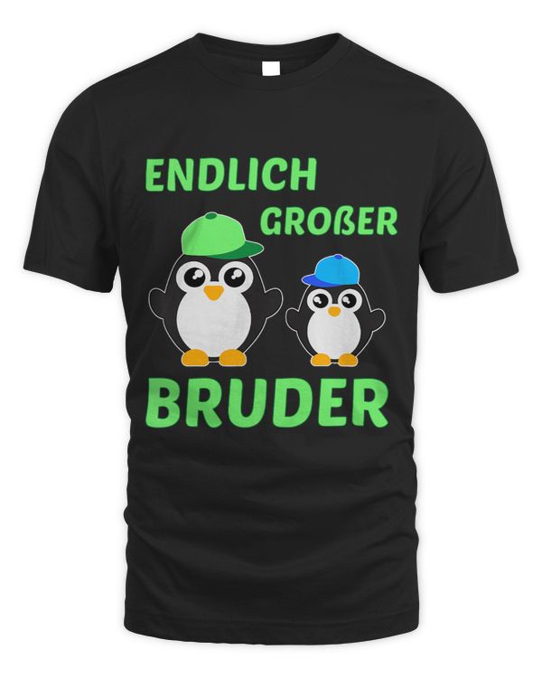 Penguins Lover Kids Endlich Großer Bruder 2Penguin Siblings Gift