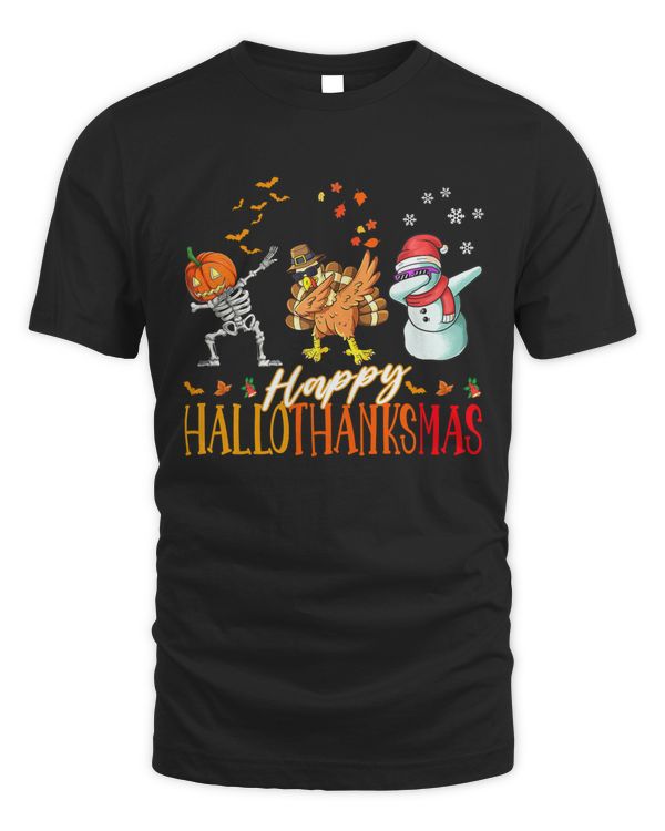 Dabbing Happy Hallothanksmas