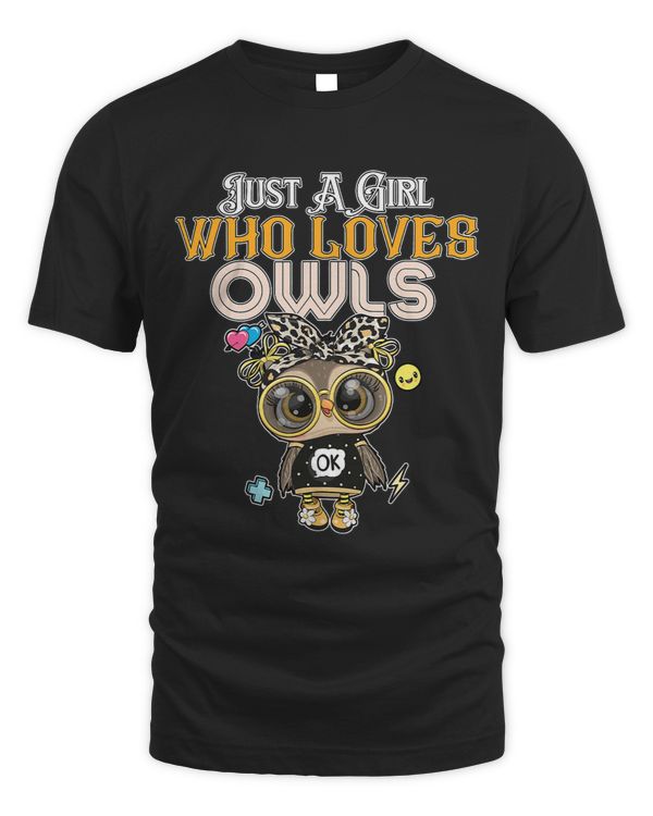 Just A Girl Who Loves Owls Cute Owl Lover