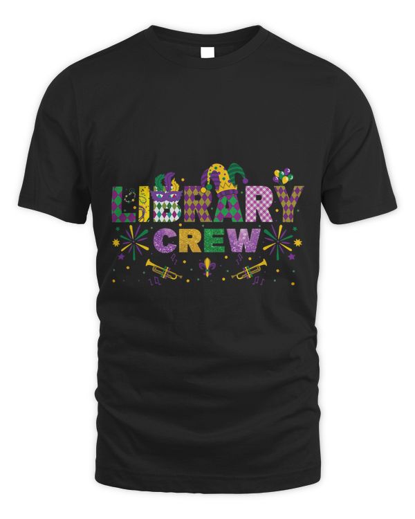Librarian Job Funny Library Crew Mardi Gras Librarian Matching Party Girls