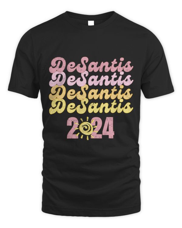 DeSantis 2024 Florida Sun Retro Beachy Vibes Election