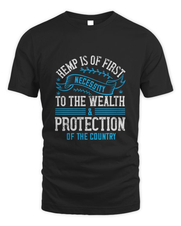 Hemp Is Of First, Funny Weed Shirt - Retro Stoner Tee - Cannabis Shirt - Marijuana Tee - 420 Shirt - Gift For Stoner!