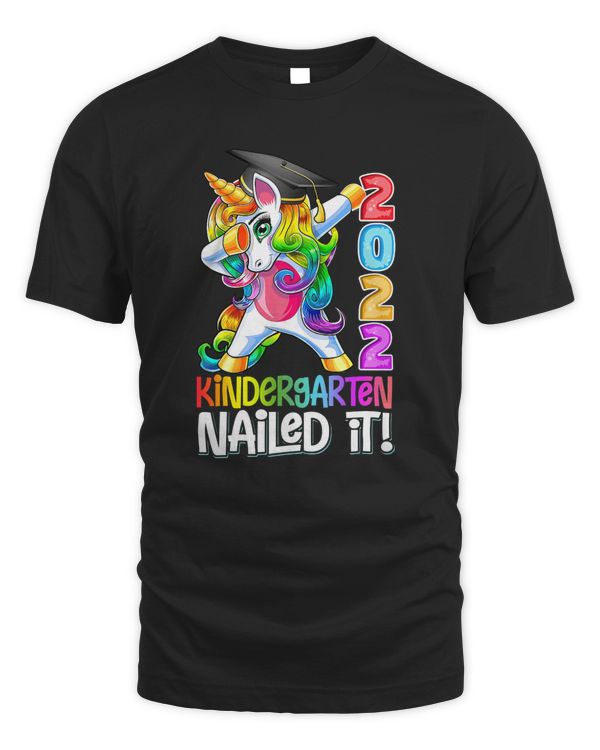 Dabbing Kindergarten Unicorn Graduation Class 2022 Nailed It