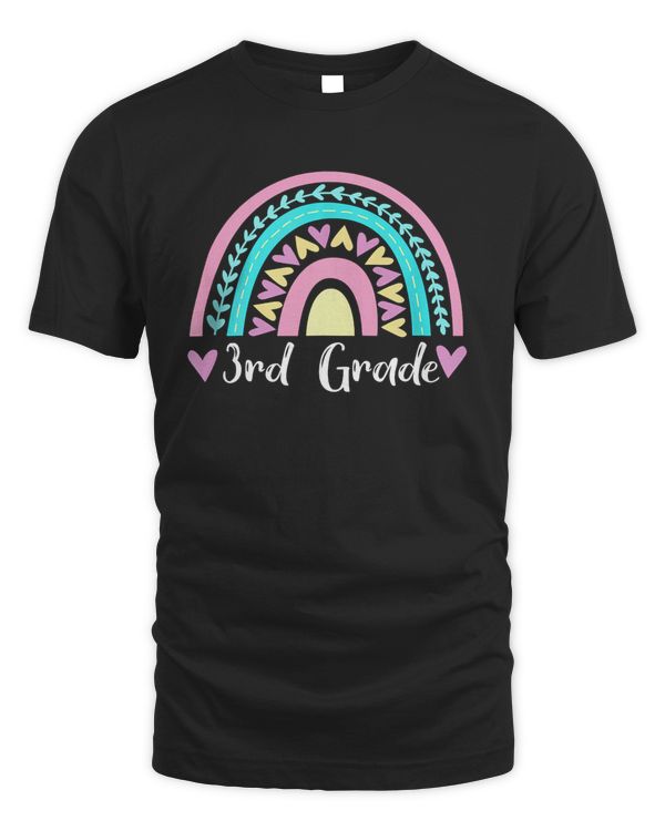 3rd Grade Teacher Funny Rainbow Lover Back To School Gift