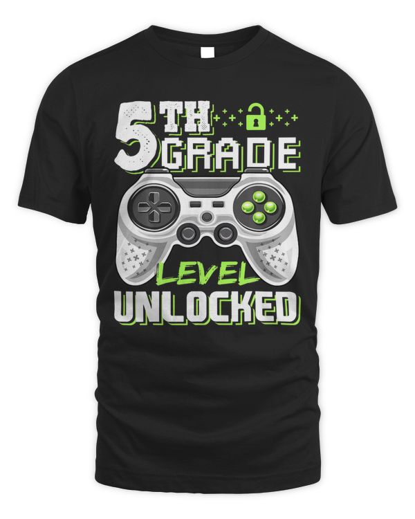 5th Grade Level Unlocked Video Game Back to School Boys