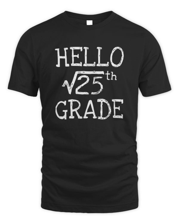 Back to school 5th Grade Square Root of 25 math kids teacher