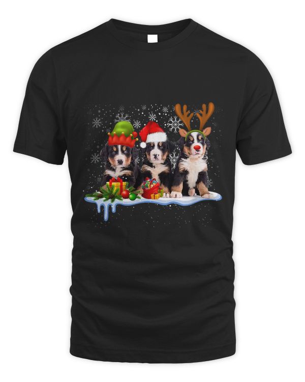 Bernese Mountain Dog Christmas Cute T-Shirt