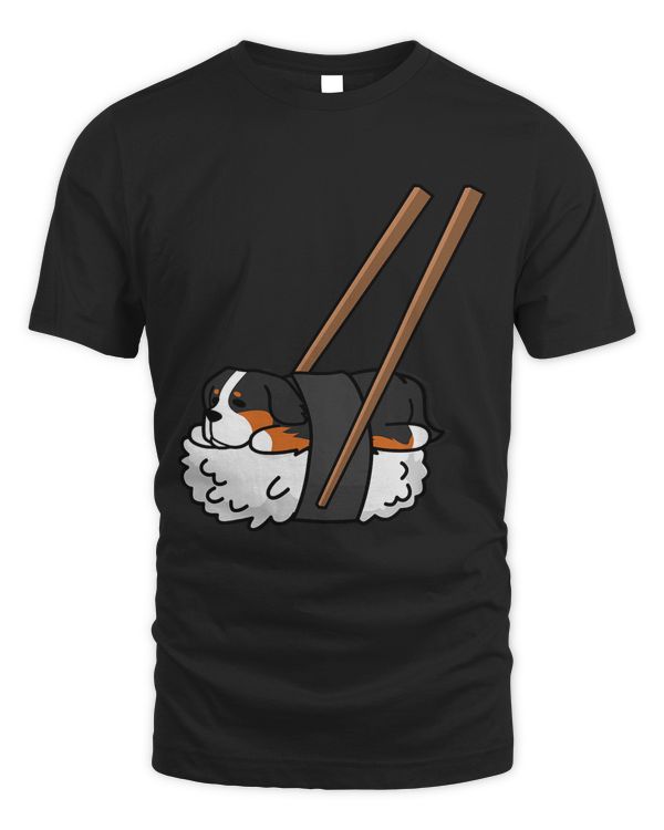 Bernese Mountain Dog Sushi Shirt Funny Dog Gift T-Shirt