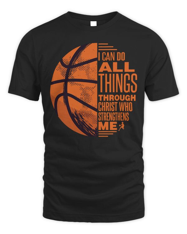 Basketball Coach Christian Bible Verse All Things Through Christ Basketball 23 Basketball