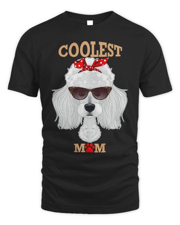 Coolest Dog Mom I Poodle Mom I Poodle Premium