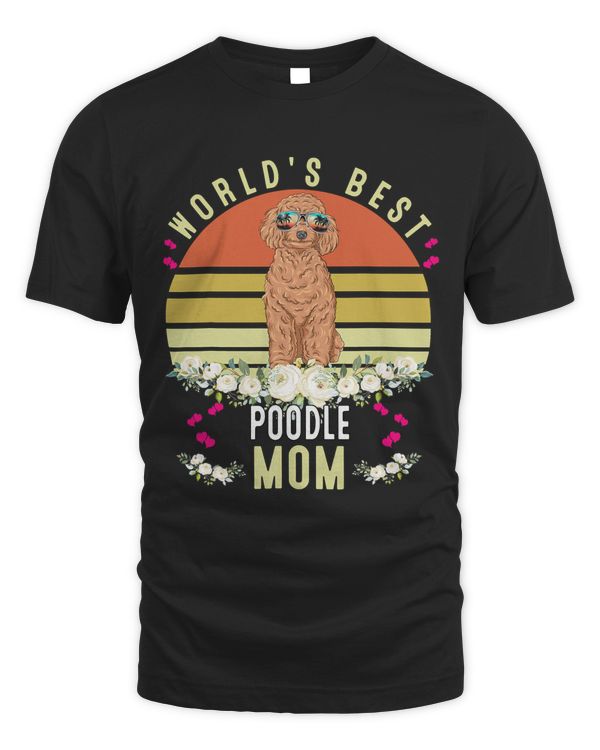 World´s Best Poodle Mom Dog Mama Funny
