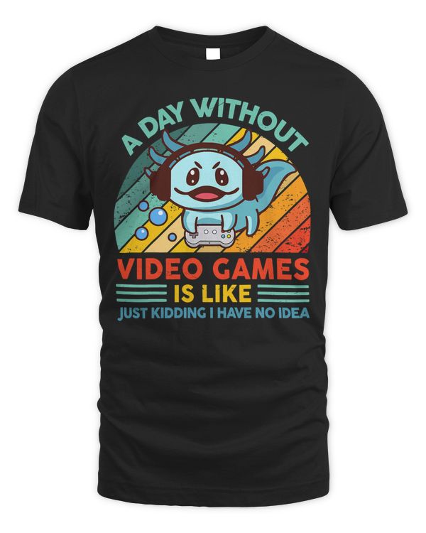 Axolotl Gamesolotl Gamer Axolotl Playing Video Games Boys Girls 315