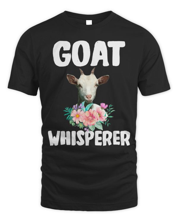 Goat Goats Whisperer Cute Floral Flower Farm Farmer Girl 197 Goat Lover
