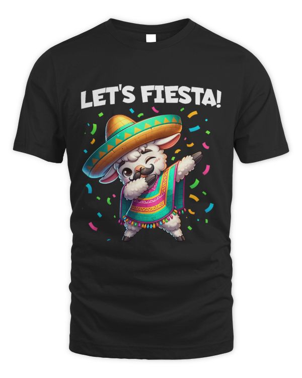 Llama Pet Lets Fiesta Dabbing LLama Taco Lover Cinco de Mayo Party