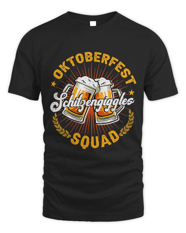 Oktoberfest Party Novelty Bavarian Drinking Squad Design