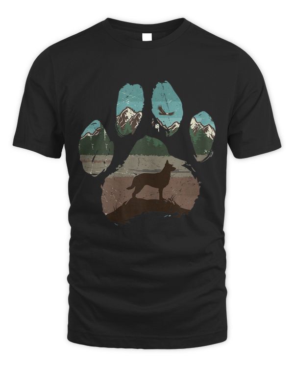 Berger Picard Paw Mom Dad Dog Lover Women T-shirt