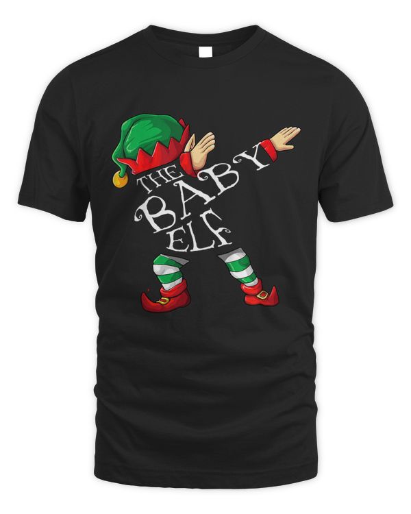 Dabbing Baby Elf Christmas T-shirt
